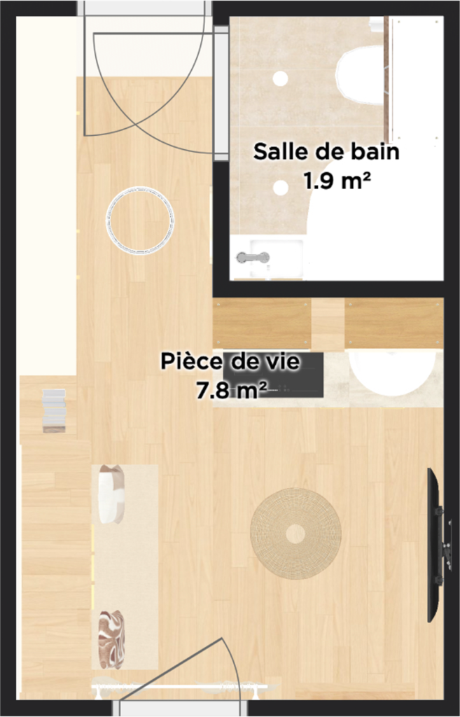 Chambre Bonne 1